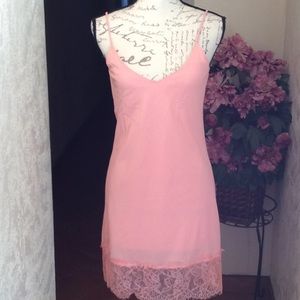 Pink dress polyester